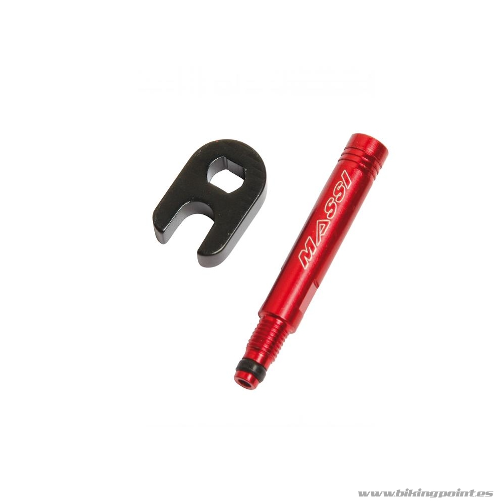 Prolongador Valvula Massi 30mm Rojo (2 unidades)