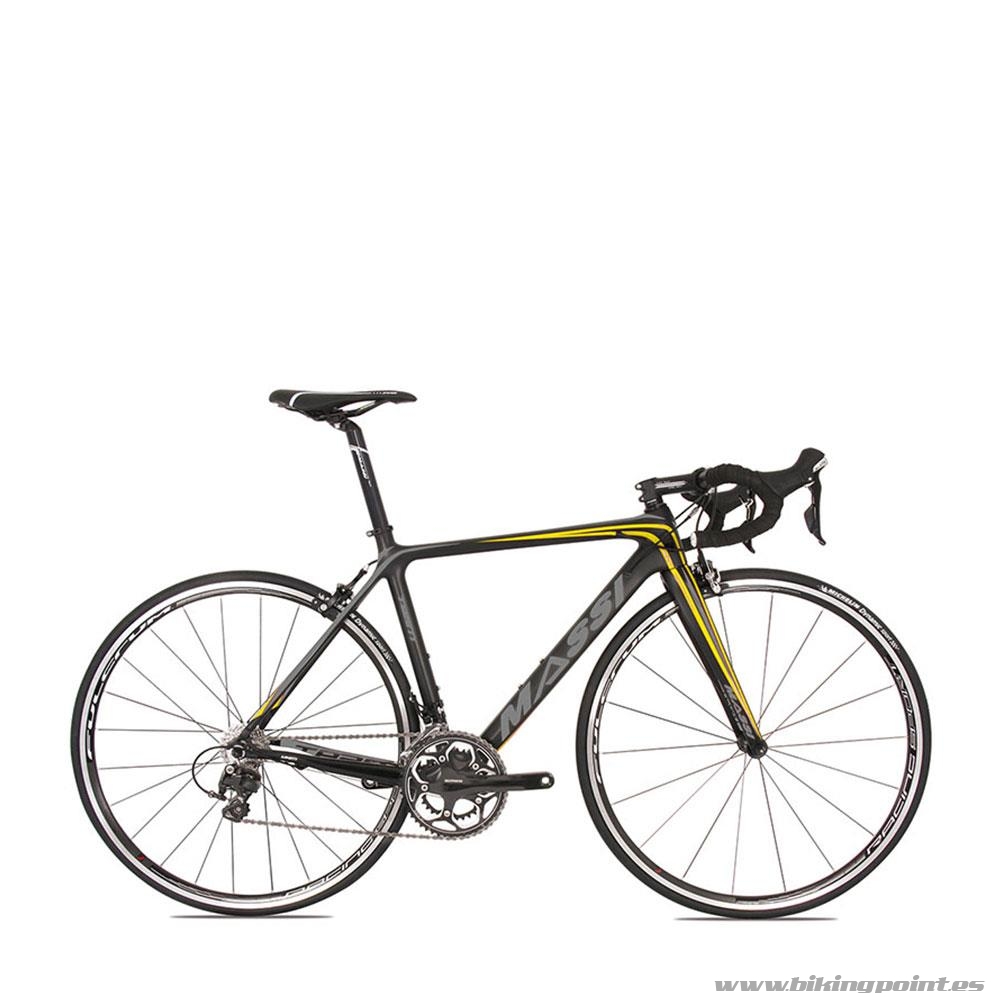 Irónico mostrador Fotoeléctrico Bicicleta Massi Team 105 Black Compac 11v 2016
