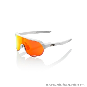 Gafas 100% S2 Soft Tact Off White Red Mirror Lens    