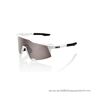 Gafas 100% Speedcraft XS Matte White Silver Lens    